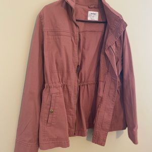 Mauve moto jacket